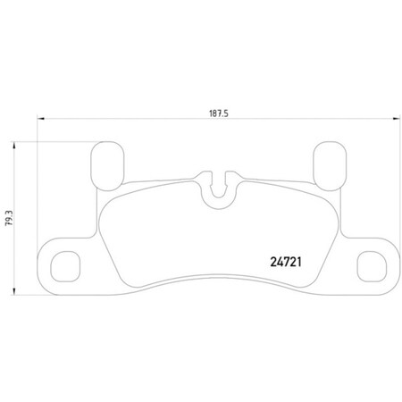 Pagid Brakes Disc Brake Pad, 355015121 355015121
